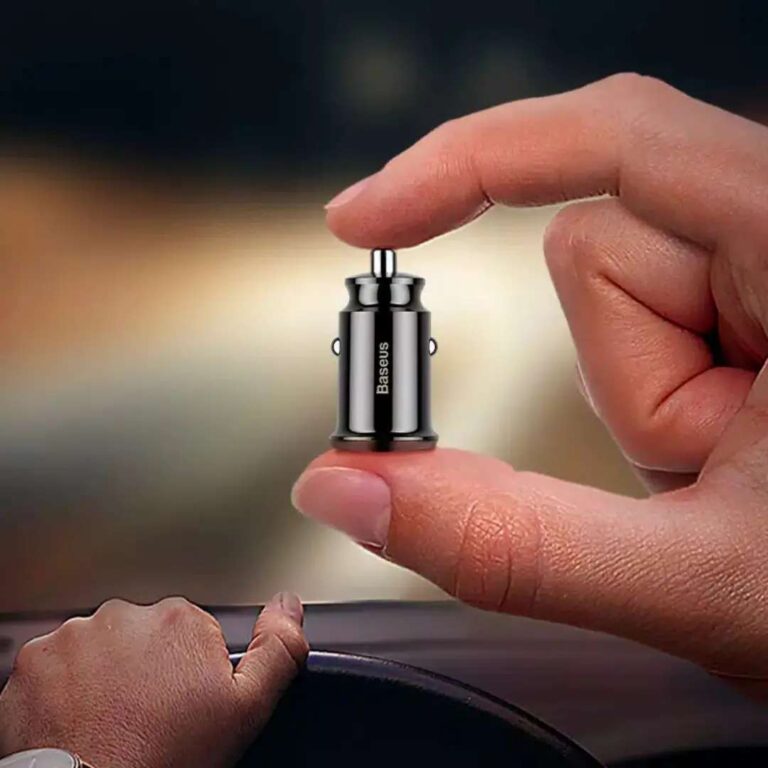 Baseus Mini USB Dual Car Fast Charging - Gusti Warung Online
