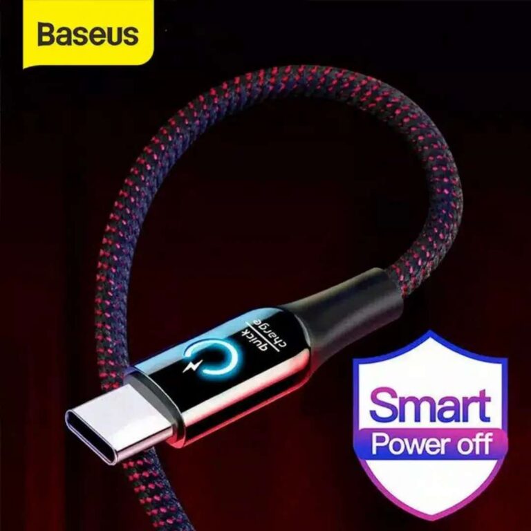Kabel Data Type-C Baseus Smart Power Off Auto Disconnect Fast Charging - Gusti Warung Online
