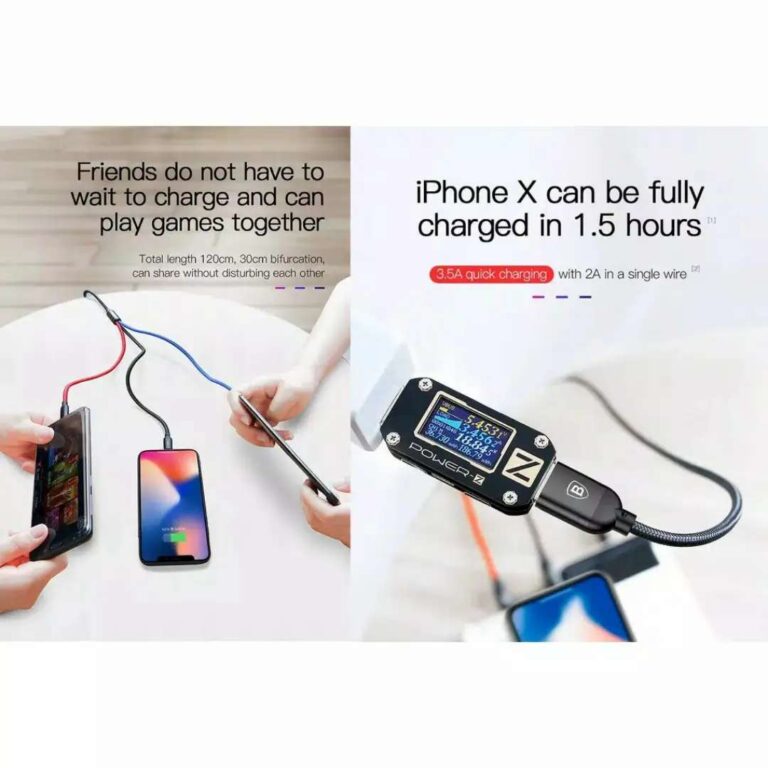 Kabel Charger Baseus Primary Colors 3 in 1 - Gusti Warung Online