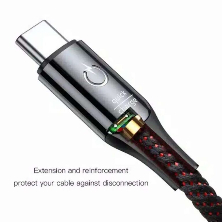 Kabel Data Type-C Baseus Smart Power Off Auto Disconnect Fast Charging - Gusti Warung Online
