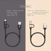Kabel Charger Baseus Yiven 2 in 1 - Gusti Warung Online
