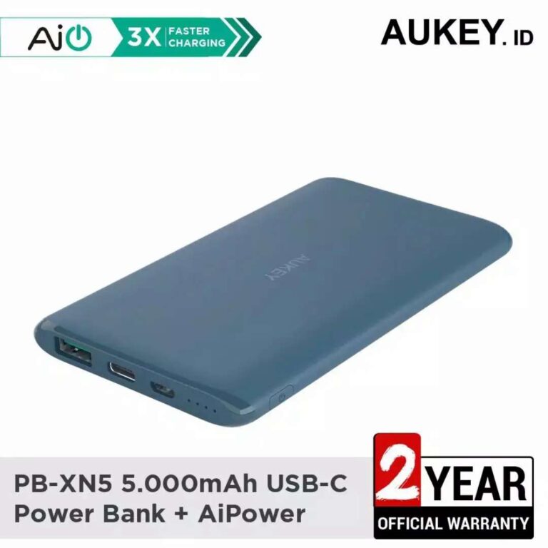 Powerbank Aukey PBXN5 PB-XN5 5000mAh - Gusti Warung Online